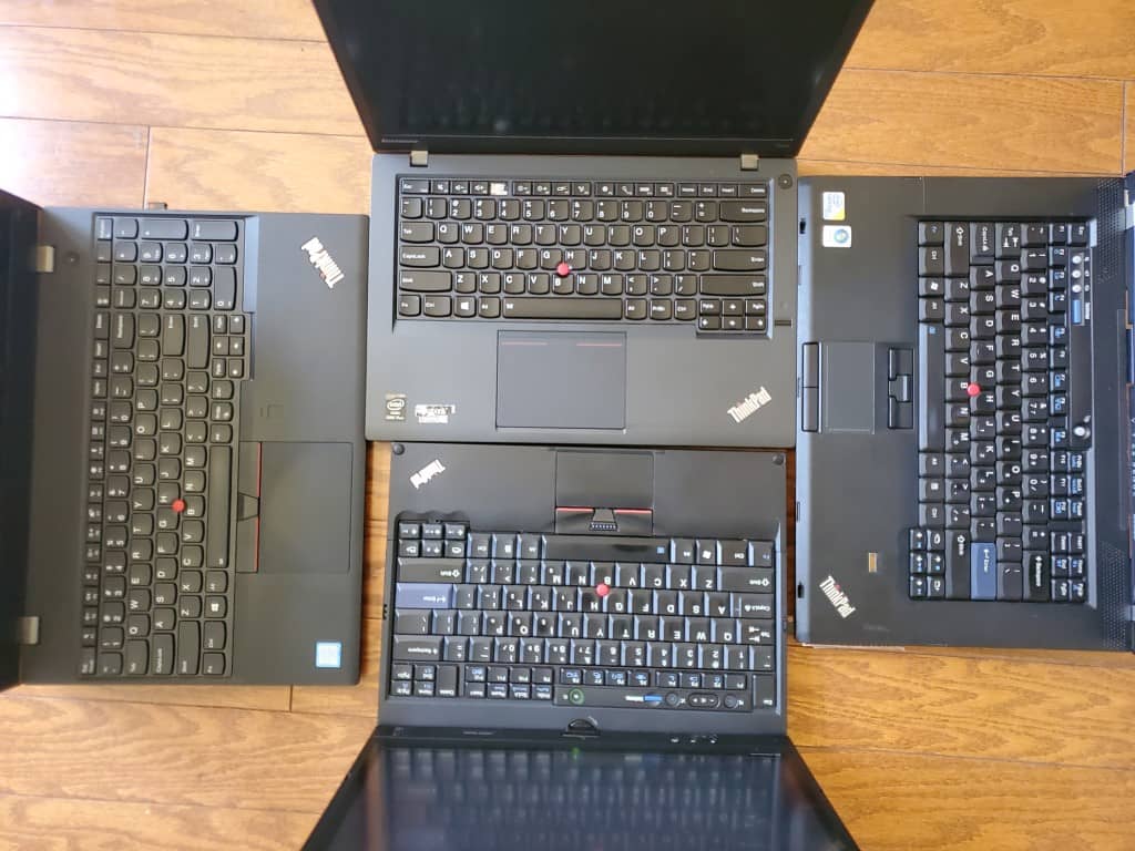 Thinkpad X220T, T440s, T580, and T500